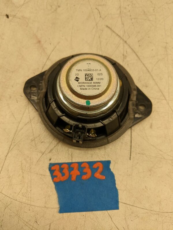 1004833 01 A ⭕2012-2020 Tesla Model S MS X MX Audio Sound Speaker Mid Range 80MM 1004833-01-A