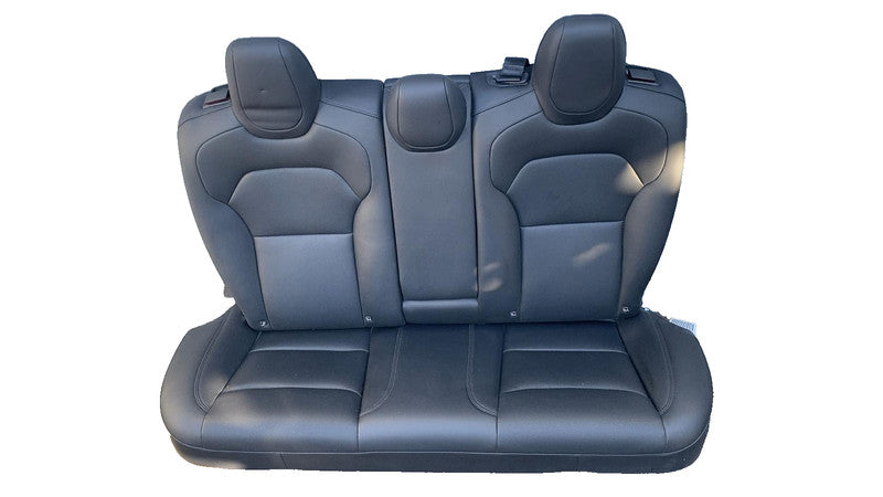 ⭕ 24-25 Model 3 Rear 2nd Row Black Leather Seat Upper + Lower Cushion Perforated