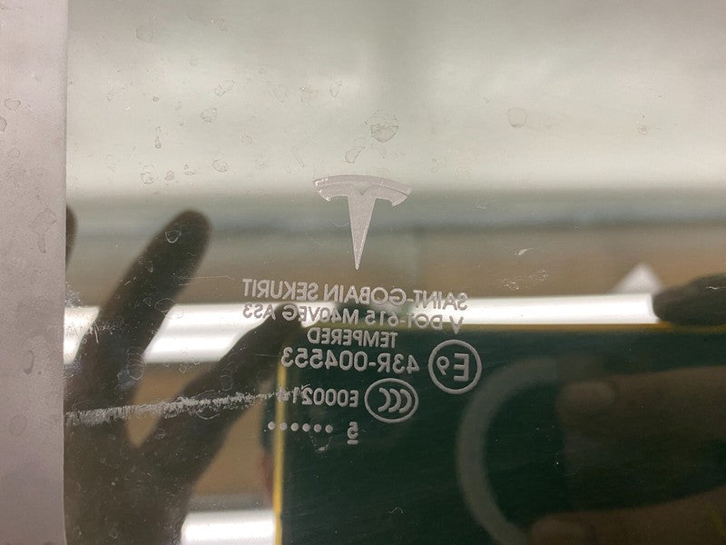 1034907 ⭕ 16-20 Model X Rear Passenger Side Window QTR Quarter Glass 1/4 Right 1034907