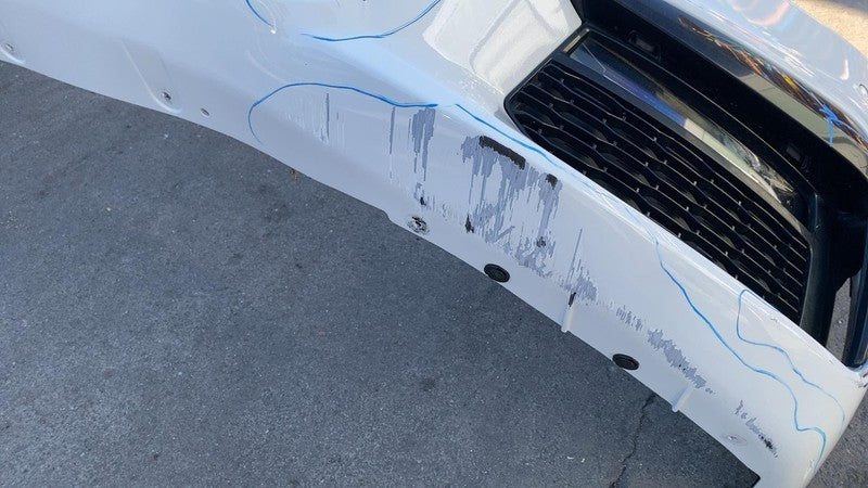 2018-2020 BMW 530e Front Bumper Cover Assy w Park Sensor & Park Light  White 300