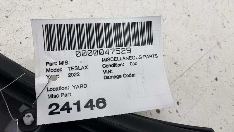 1045892-00-D ⭕ 2016-2023 Tesla Model X MX Rear Left Door Lower Wheel Arch Flare Molding OEM