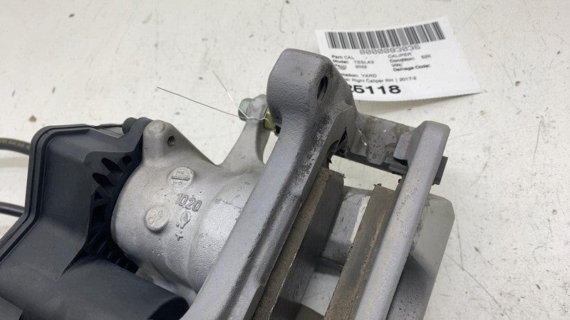 ⭕ 2017-2025 Tesla Model 3 Rear Right Caliper + Brake Hose Line BASE 10