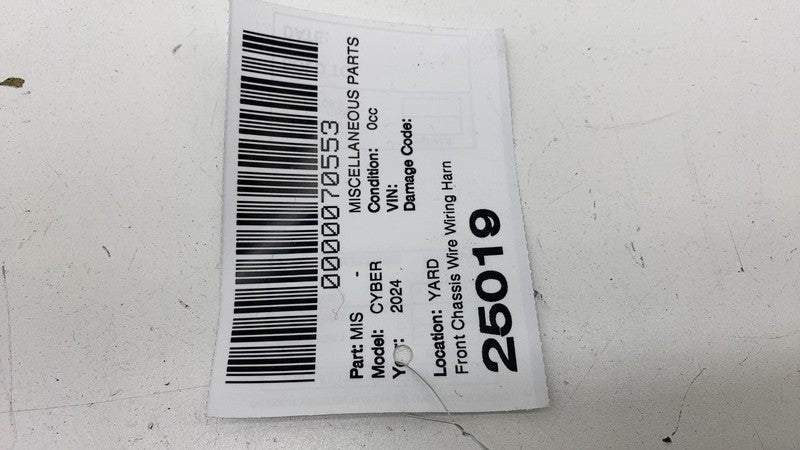 ⭕2024 2025 Tesla Cybertruck Front Chassis Wiring Harness Cable Wire 12