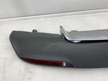 ⭕ 12-15 Tesla Model S Rear Bumper Lower Valance Diffuser w/ Chrome Trim Molding