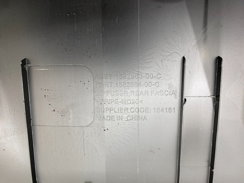 1831986-00-C ⭕ 24-26 Tesla Model 3 Performance Rear Diffuser Lower Bumper Fascia 1831986-00-C