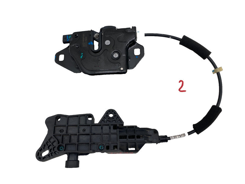 1500397 00 E ⭕ 2021-2025 Model S Hood Latch Double Pull Single Actuator w/ Cable 1500397-00-E