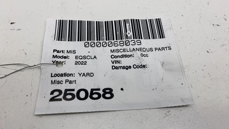 A0009051715 ⭕ 2022-2023 Mercedes EQS 450+ Blind Spot Radar Sensor Module Unit A0009051715
