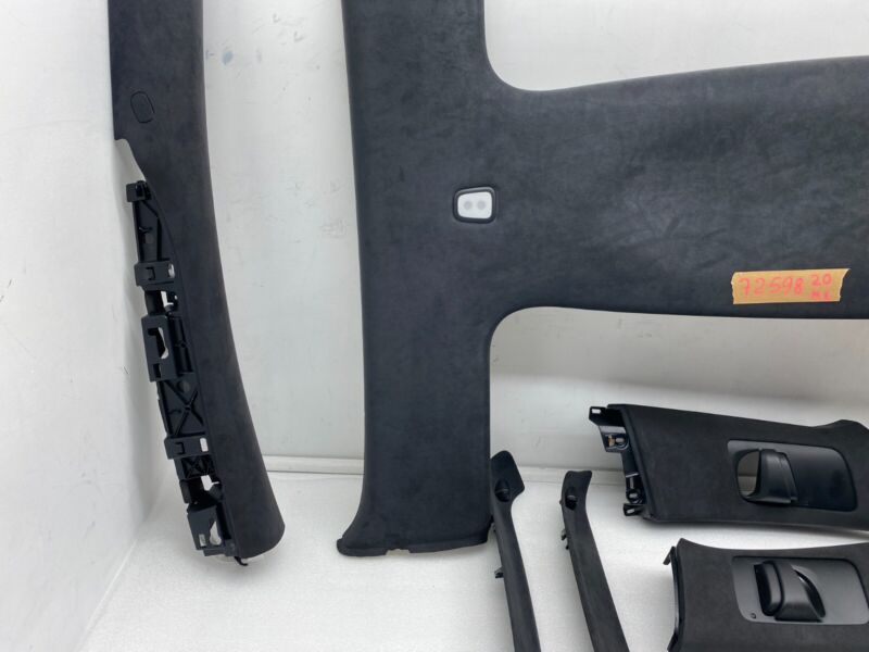 2016-2020 Tesla Model X Headliner A-Pillar + Upper B-Pillar w/ Sunvisor & Bezel
