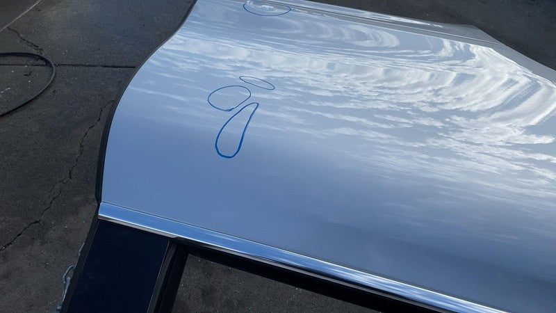 2011-2018 Porsche Cayenne Rear Passenger Side Door Shell Panel Right Silver LX7W