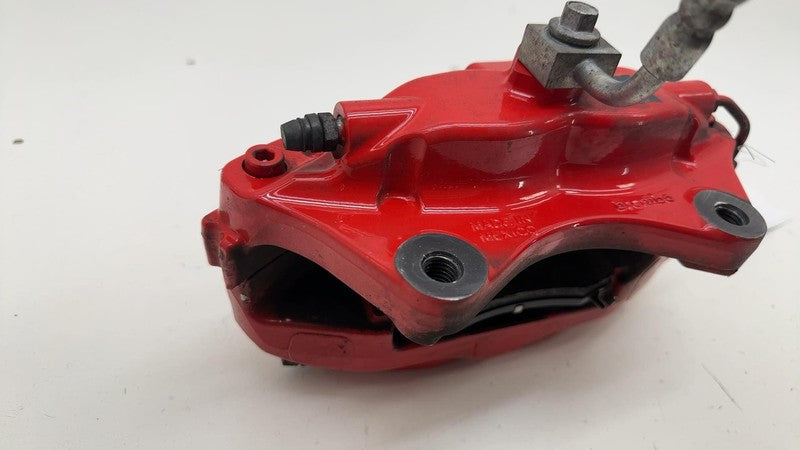⭕ 12-20 Tesla Model S Rear Passenger Side Caliper Red w/ Brake Hose Li