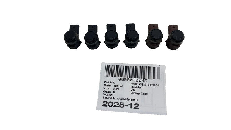 ⭕ 17-23 Model 3 Set of 6 Bumper Parking Assist Sensor 1127503-01-D/112