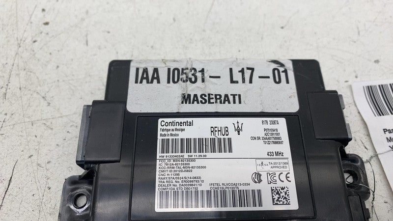 670105418 ⭕ 14-20 Maserati Ghibli Keyless Antenna Receiver Control Module Unit 670105418