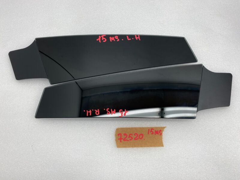 14942 ⭕ 12-15 Model S MS Left & Right B-Pillar Molding Applique Glass Trim 14942/14941