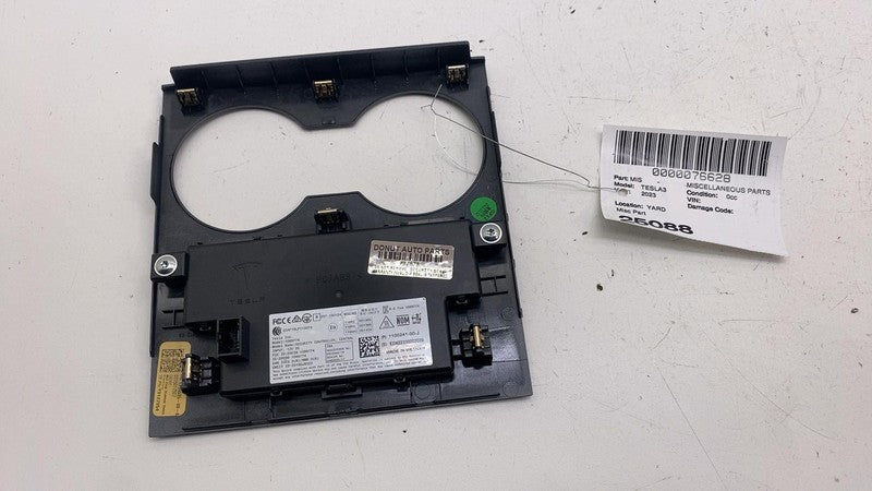 110024100J ⭕ 2017-2023 Model 3 Center Console Security Locking Module w/ Trim 1100241-00-J