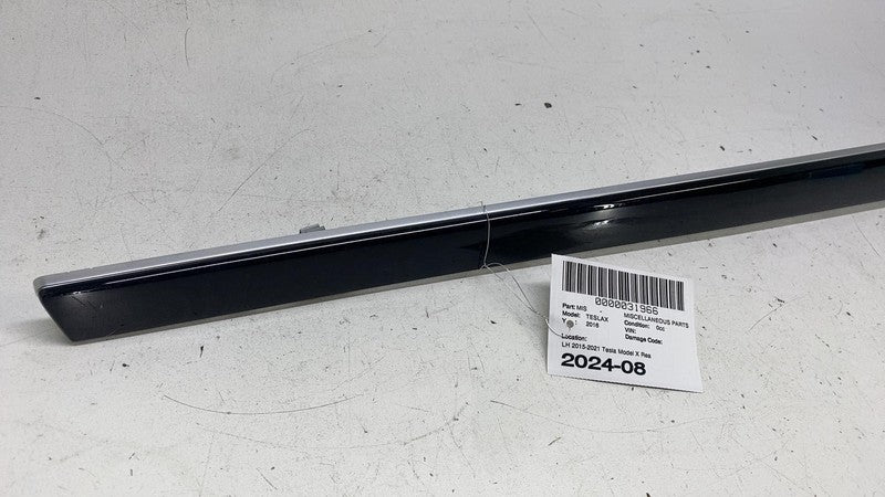 103582610A ⭕ 2016-2020 Tesla Model X MX Rear Left Door Trim Mold Cover Molding 1035826-10-A