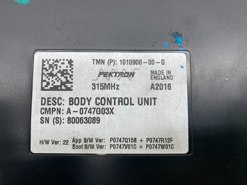 101090600G ⭕ 12-20 Tesla Model S Body Controller BCM Control Module (315MHZ) 1010906-00-G