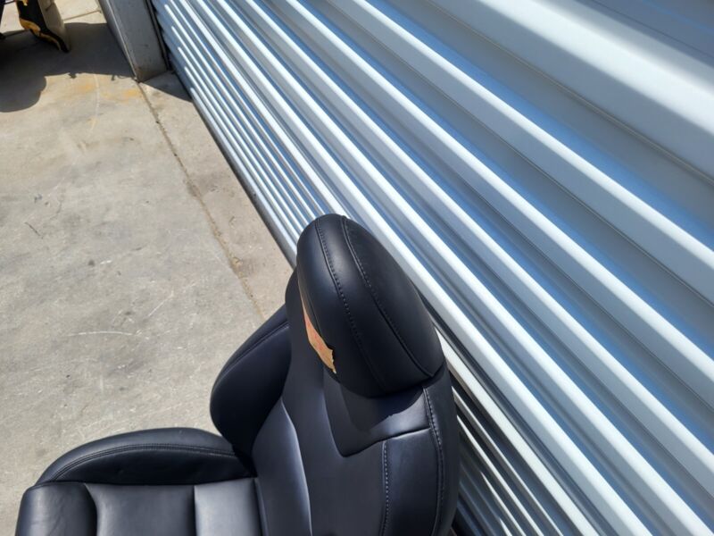 ⭕ 17-22 Tesla Model 3 Y Front Passenger Side 1st Row Seat Leather Black Right RH