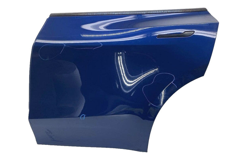 1493561-EC-A ❇️20-24 Tesla Model Y MY Rear Driver Side Door Shell Panel Left LH OEM Blue PPSB