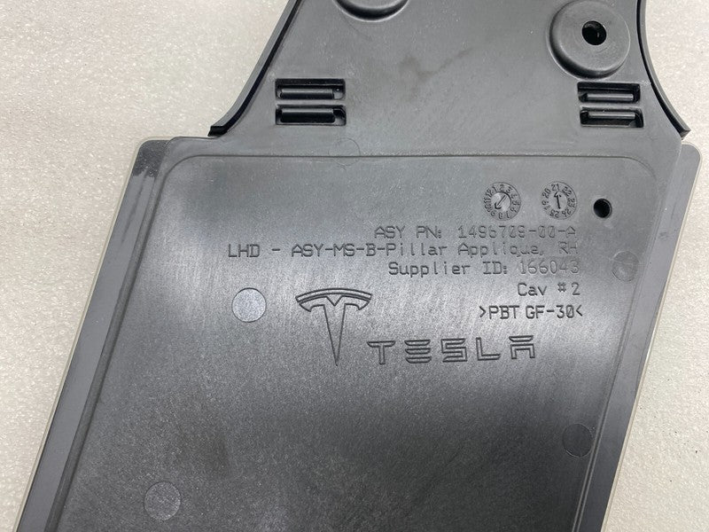 149670900A ⭕ 21-23 Model S Right Exterior B-Pillar Applique Glass w/ Camera RH 1496709-00-A
