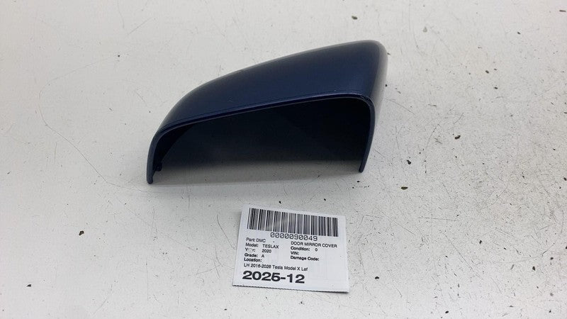 ⭕ 16-26 Tesla Model X Driver Side Mirror Cap Cover Left Blue PPSB 1054