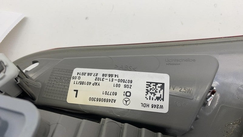 A2469066300 ⭕2013-2014 Mercedes-Benz B Electric Drive Rear Left Inner Tail Light A2469066300
