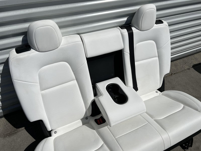 ⭕ 2020-2022 Tesla Model Y Complete Front & Rear Interior Seat Cushion Assy White