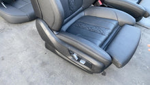 2021 BMW 530e Front & Rear Seat + Bolster Perforated Black Set of 4