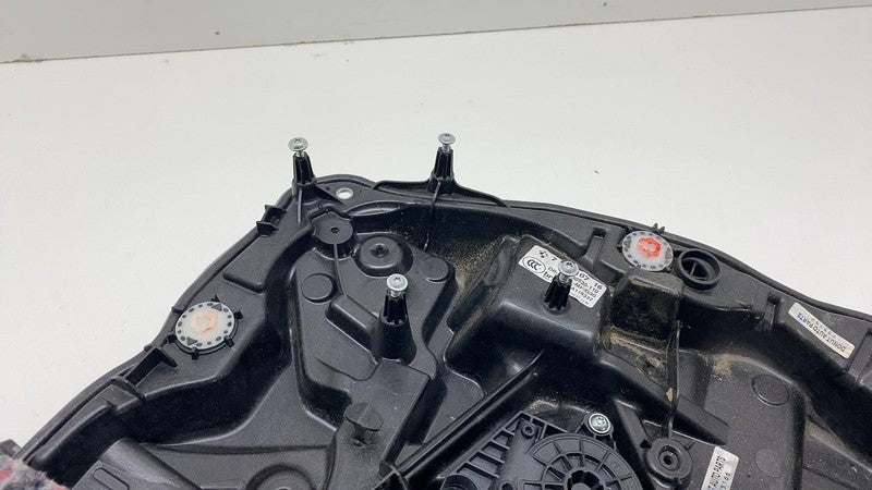 2018-2021 BMW 530e G30 Rear Driver Side Window Regulator & Carrier Lef