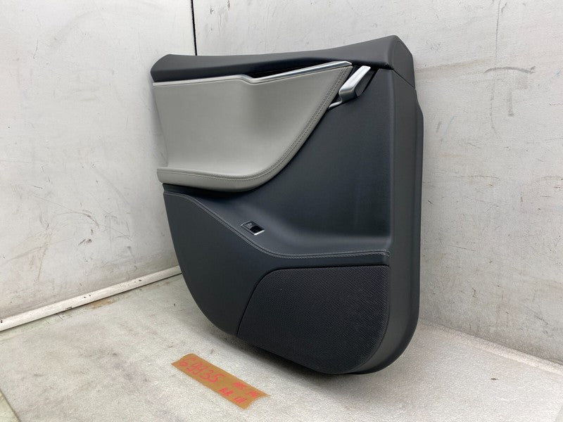 600613310K ⭕ 12-20 Tesla Model S Rear Left Interior Door Panel Trim Card Cover 6006133-10-K