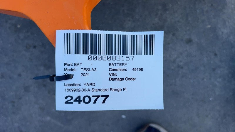 ⭕ 21-23 Model 3 Standard Range Plus Battery Module 1609906-01-A / 1609
