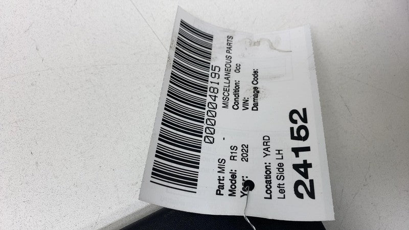 PT00046991D 2022-2024 Rivian R1T R1S Left Rocker Panel Under Body Aero Splash Shield Cover