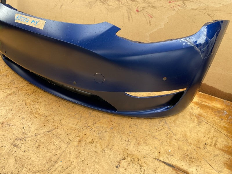 ⭕ 20-23 Tesla Model Y Front Bumper Cover Deep Blue Metallic - PPSB 154