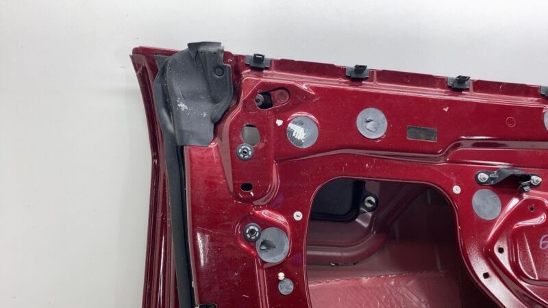 2012-2015 Tesla Model S Front Driver Side Door Shell Panel Left LH Red -PPSR OEM