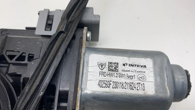 ⭕ 2012-2020 Tesla Model S Front Right Door Window Regulator & Motor 60