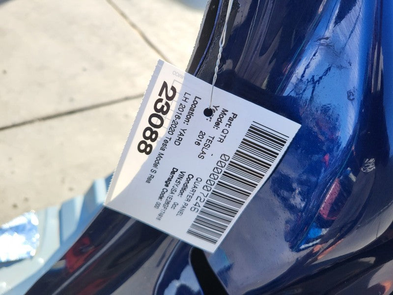 ⭕2012-2015 Tesla Model S Rear Left Quarter Body Side Panel Structural Cut Out LH