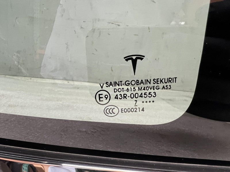 1034907 85 F 2016-2020 Tesla Model X MX Rear Passenger Side Window QTR Quarter Glass Right RH