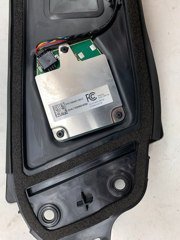 110044100C ⭕17-20 Model 3 Right B-Pillar Applique Glass Trim Molding w/ Camera 1100441-00-C