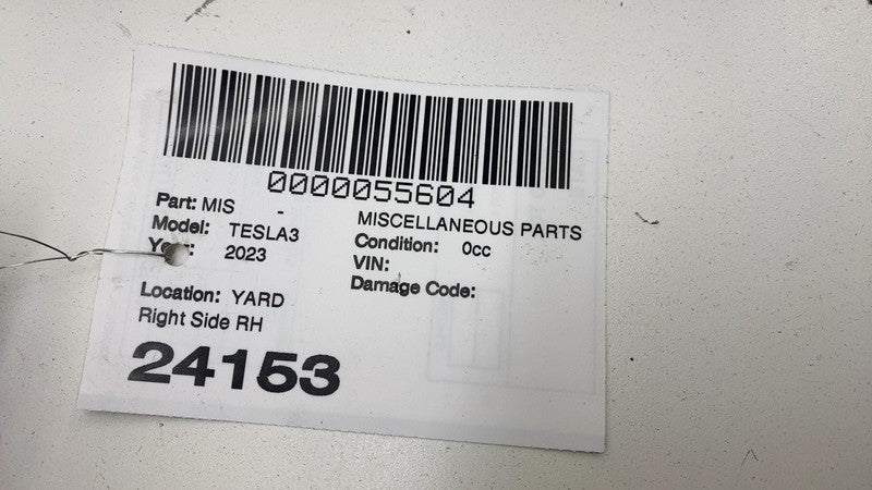 108629900L 2017-2023 Tesla Model 3 Passenger Side B-Pillar Lower Trim Cover Panel Right OEM