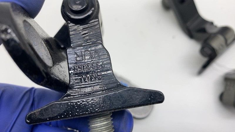 7333059 2017-2023 BMW 530e 530i G30 SET of Front & Rear Door Upper & Lower Hinge Black