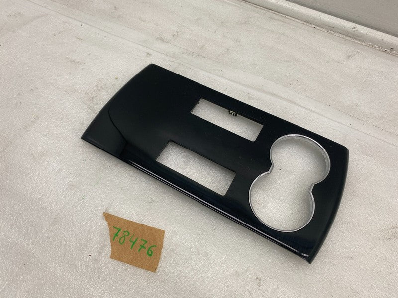 ⭕ 2012-2020 Tesla Model S Center Console Cupholder Decor Trim Cover Piano Black