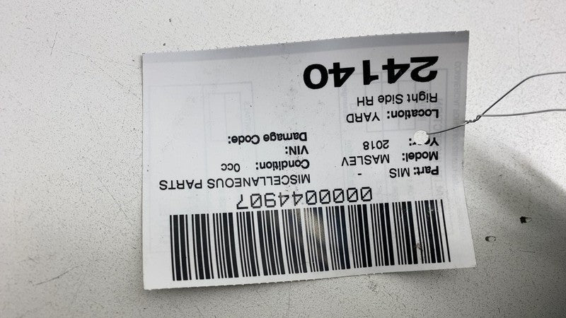 670040366 ⭕ 17-20 Levante Front Left Windshield A-Pillar Trim Cover Panel Black 670040366