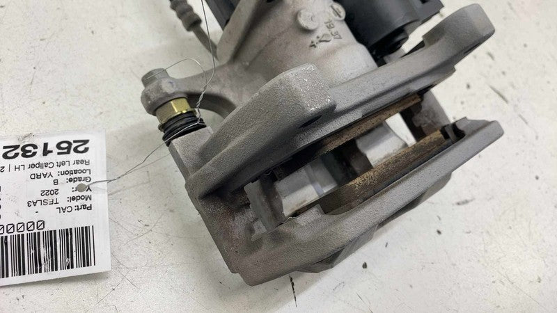⭕ 17-25 Tesla Model 3 Rear Left Brake Caliper w/ Brake Hose Line LH 10