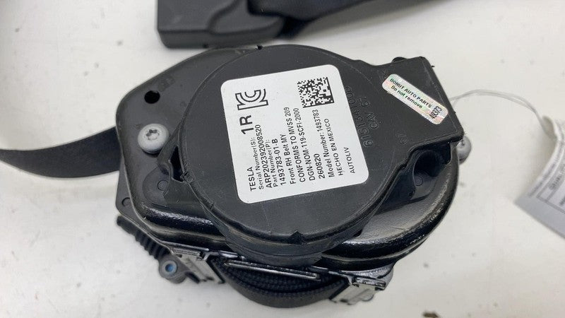 ⭕20-24 Tesla Model Y Front Right Side 1st Row Seat Belt & Retractor 14