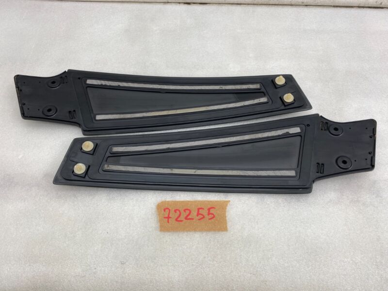 14942 12-15 Model S Left & Right Side B-Pillar Molding Applique Glass Trim 14942/14941