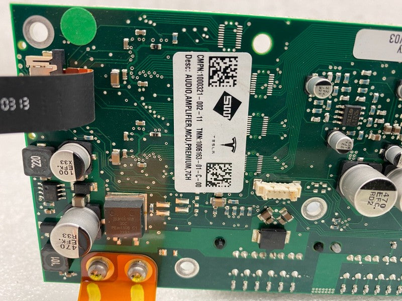 100616301C ⭕2012-2020 Tesla Model S Premium MCU Audio Amplifier Board Assembly 1006163-01-C