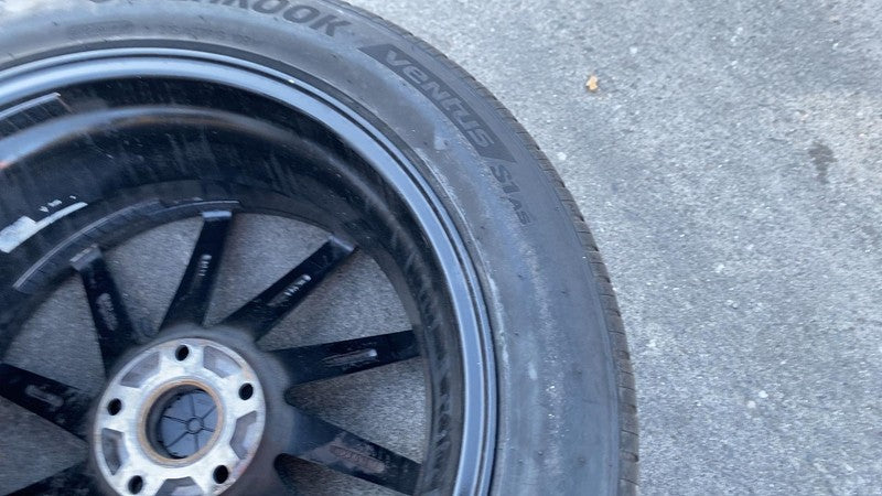 ⭕ 2012-2016 Model S 19x9.5 Wheel Rim w/ Hankook Ventus Tire 275/45 ZR1