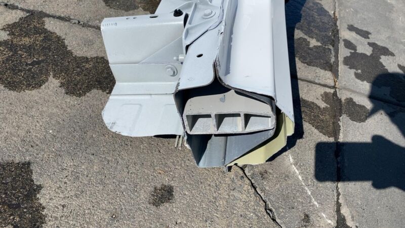 ⭕ 2020-2023 Tesla Model Y Rear Left Quarter Panel Structural Cutout White PPSW