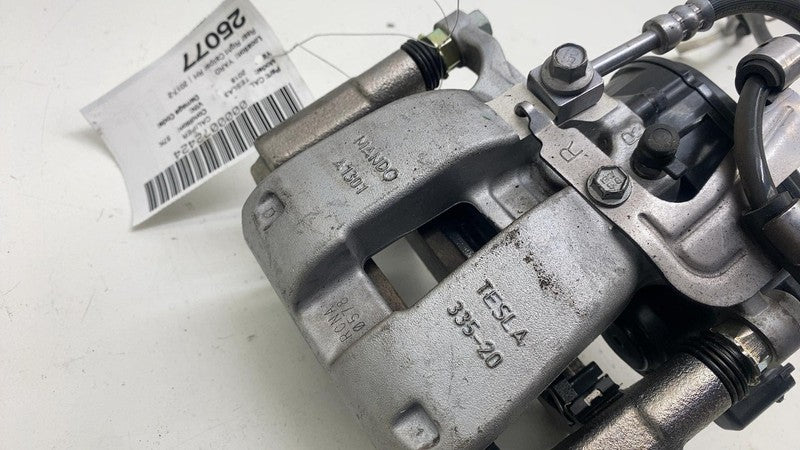 ⭕ 17-25 Tesla Model 3 Y Rear Right Caliper w/ Brake Hose Line BASE 104