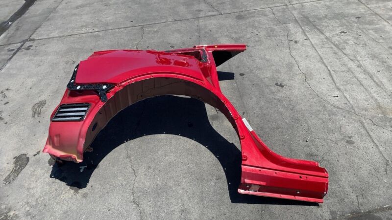 ⭕ 2020-2023 Tesla Model Y Rear Right Quarter Panel Structural Cutout RH Red PPMR