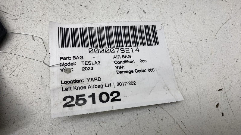 ⭕2017-2023 Tesla Model 3 Front Left Lower Knee Safety Airbag Module 10